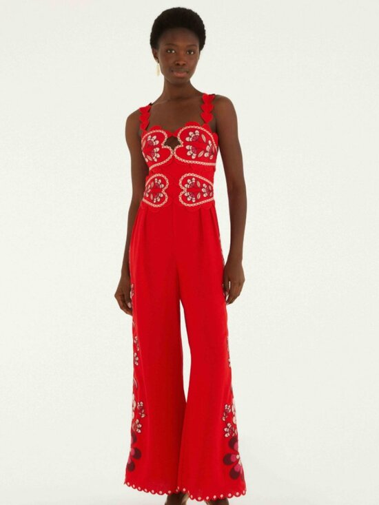FARM Rio Pants - FARM RIO, red Jumper, NEW WITH TAGS